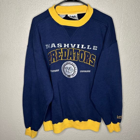 VTG Nashville Predators Crewneck Lee Sport - Picture 2 of 5